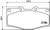 HELLA PAGID 8DB 355 016-251 Brake Pad Set, disc brake